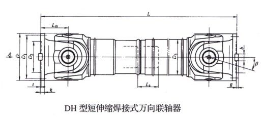 DH型短伸缩焊接式万向久久久久久久AV麻豆果冻