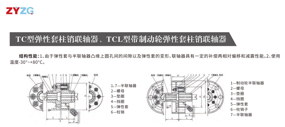 TC型弹性套柱销久久久久久久AV麻豆果冻
