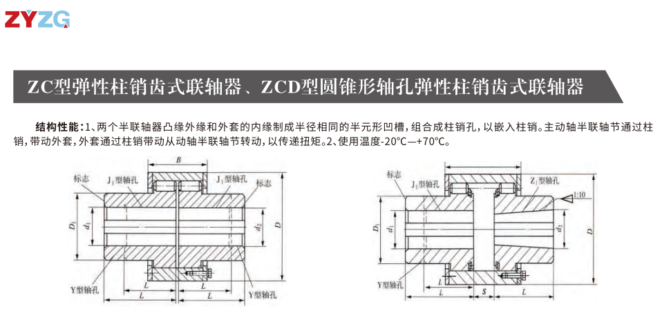 ZC型弹性柱销齿式久久久久久久AV麻豆果冻